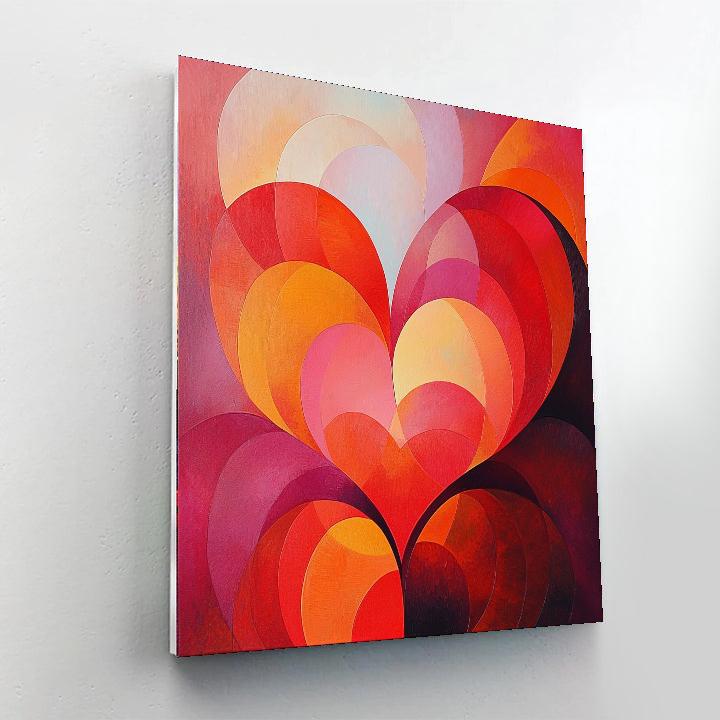 Frida Kahlo Inspired Echoes Of The Heart  Painting Number Kit