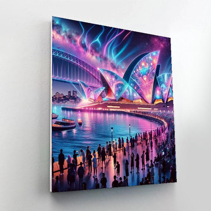 Vivid Sydney Festival - Sydney DIY Paint By Numbers