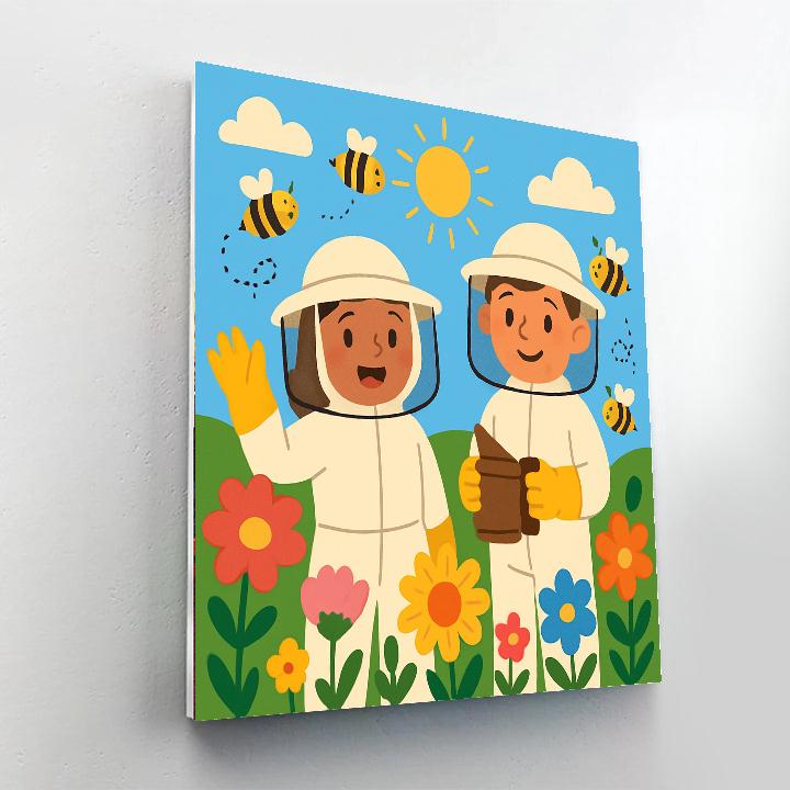 Busy Little Beekeepers Painting By Numbers Kit
