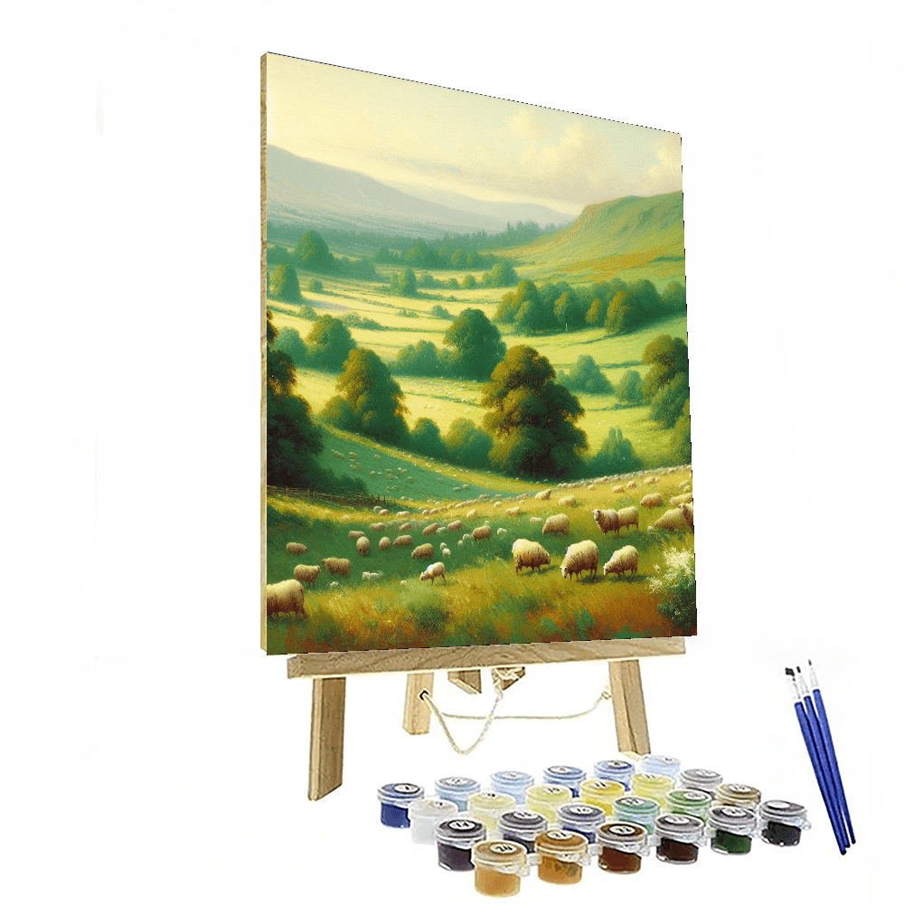 Countryside Tranquility Paint By Numbers Art
