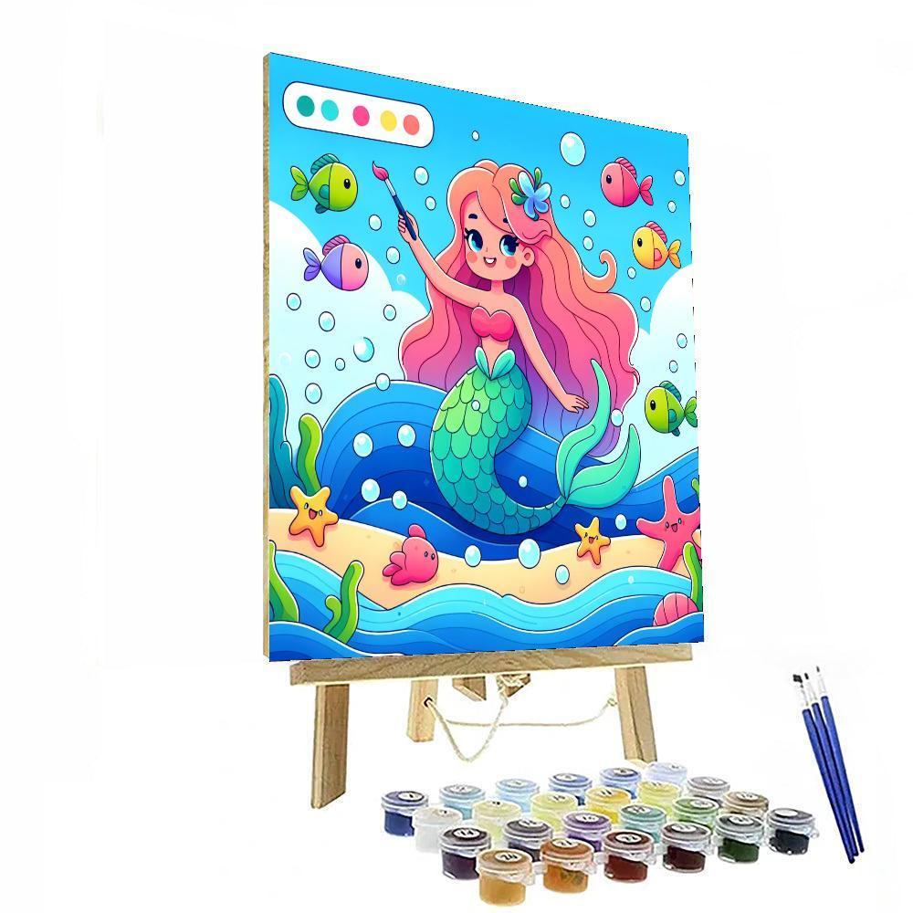 Enchanted Mermaid Adventure Number Painting