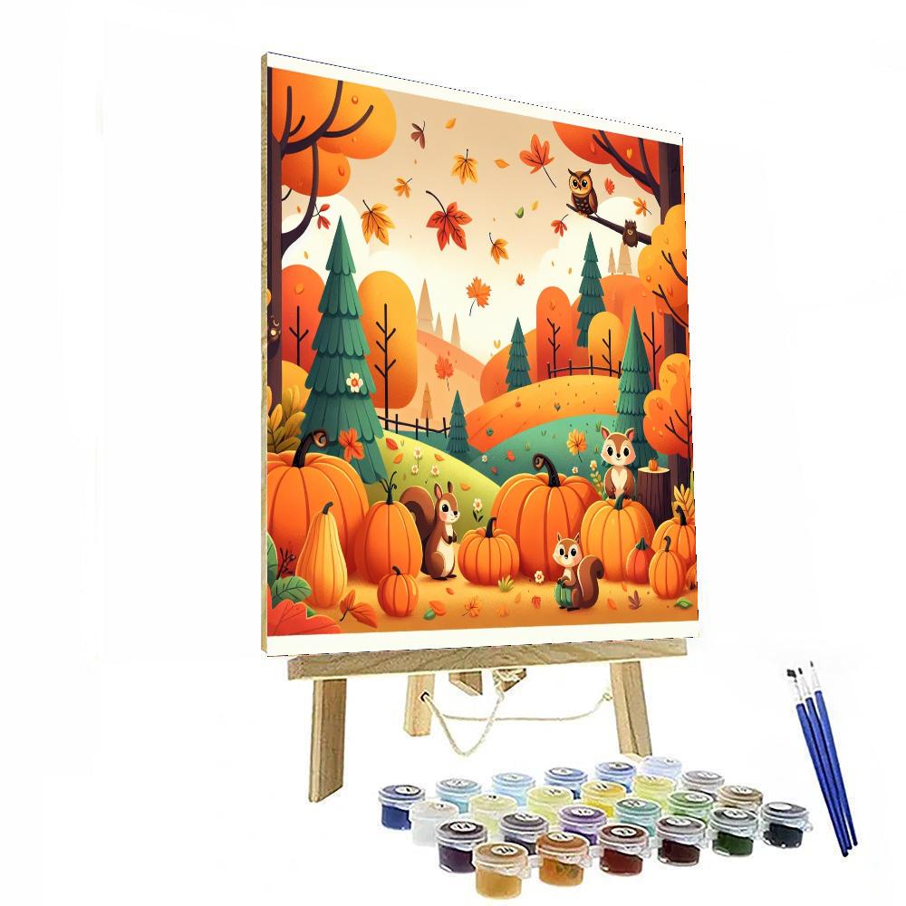 Enchanting Autumn Festival Paint By Color