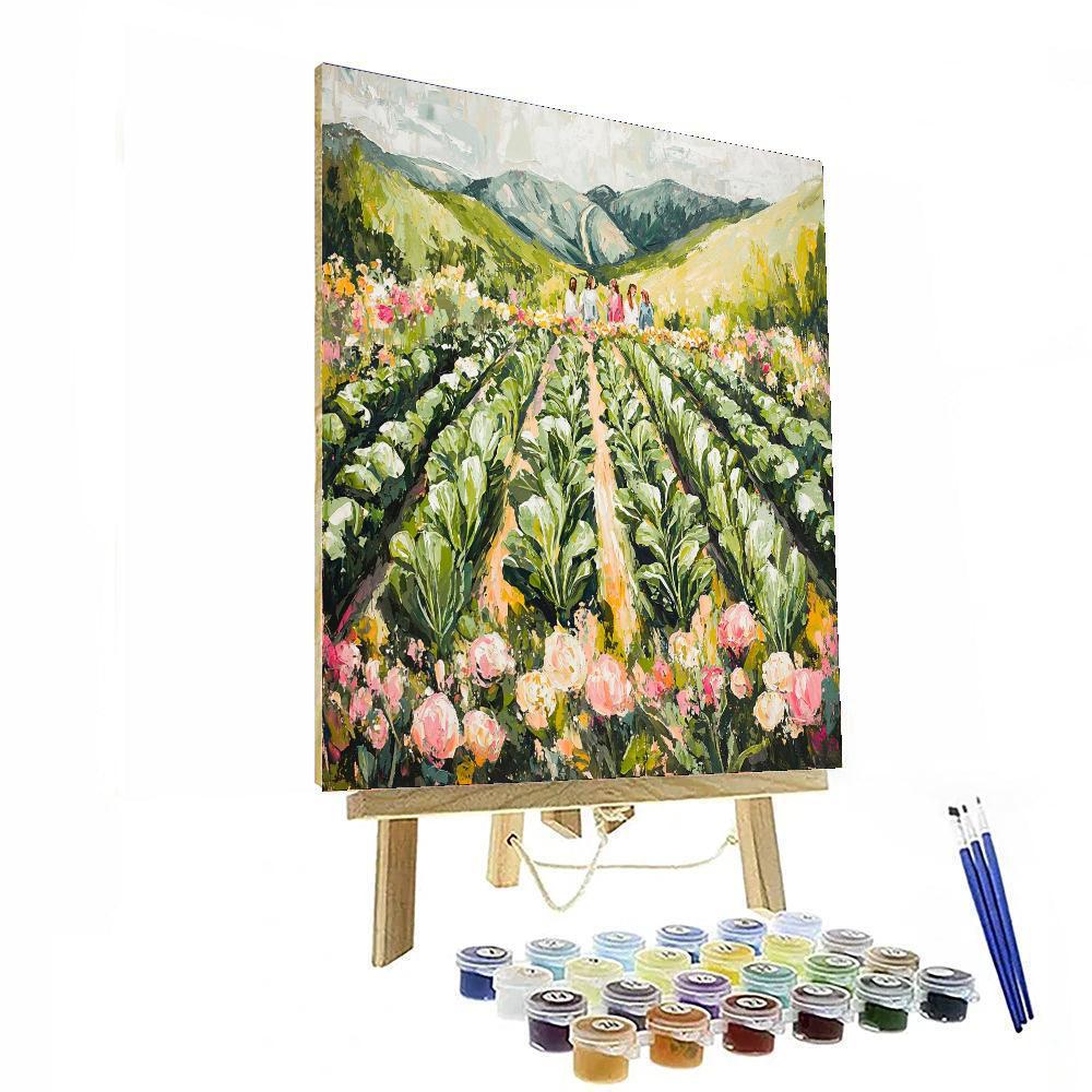 Mother's Garden Painting Number Kit
