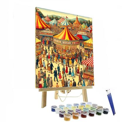 Charming Vintage Fair Numbered Painting Kits
