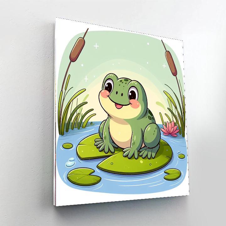 Joyful Froggy Paint By Numbers Kits