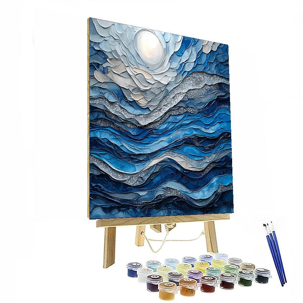 Michelangelo Inspired Sacred River  Painting Number Kit