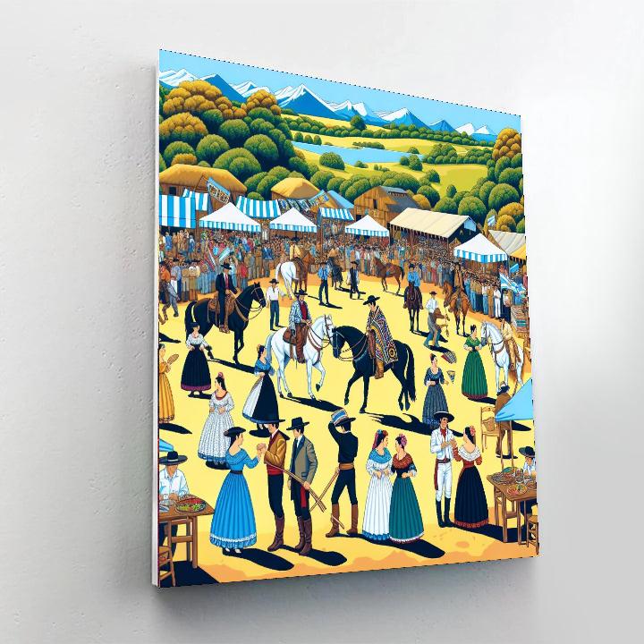 El Dia De La Tradición - Argentina Paint By Numbers