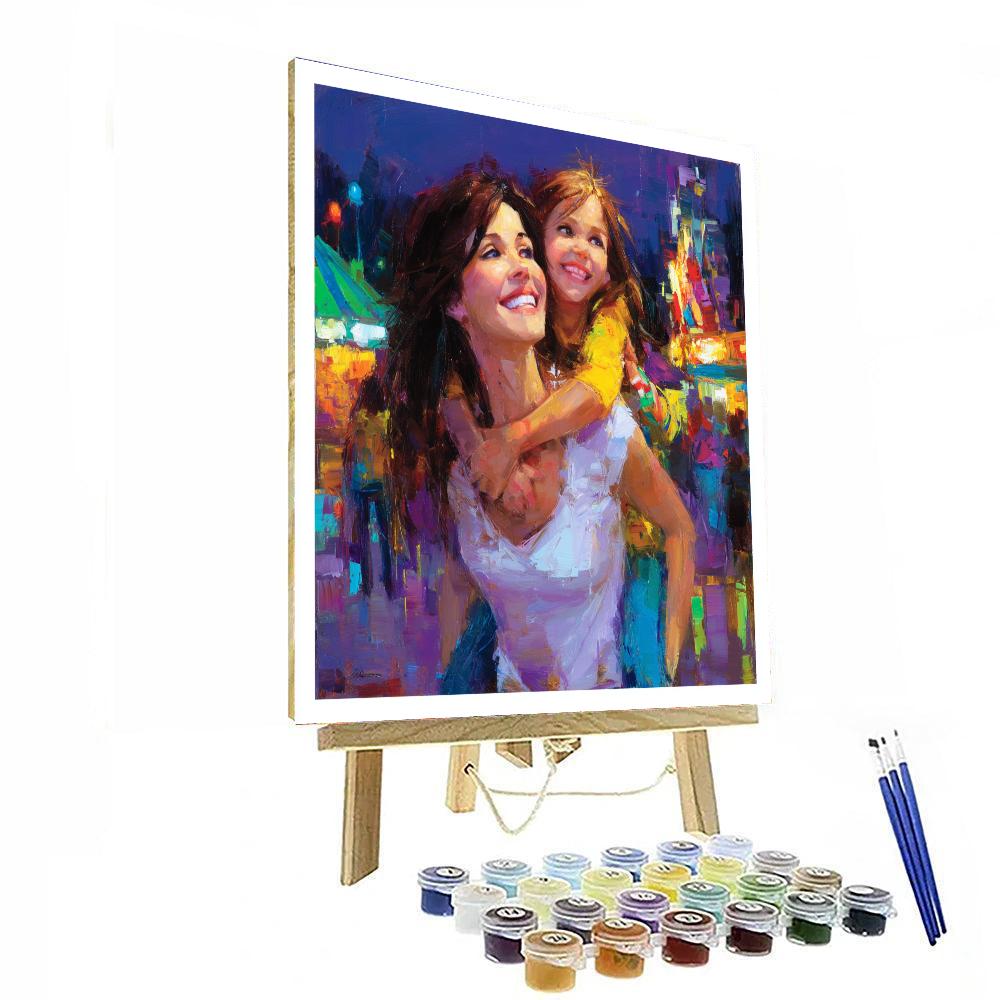 Evening At The Fair Paint By Number