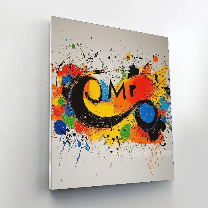 Joan Miró Inspired Energetic Rhythms  Paint By Numbers