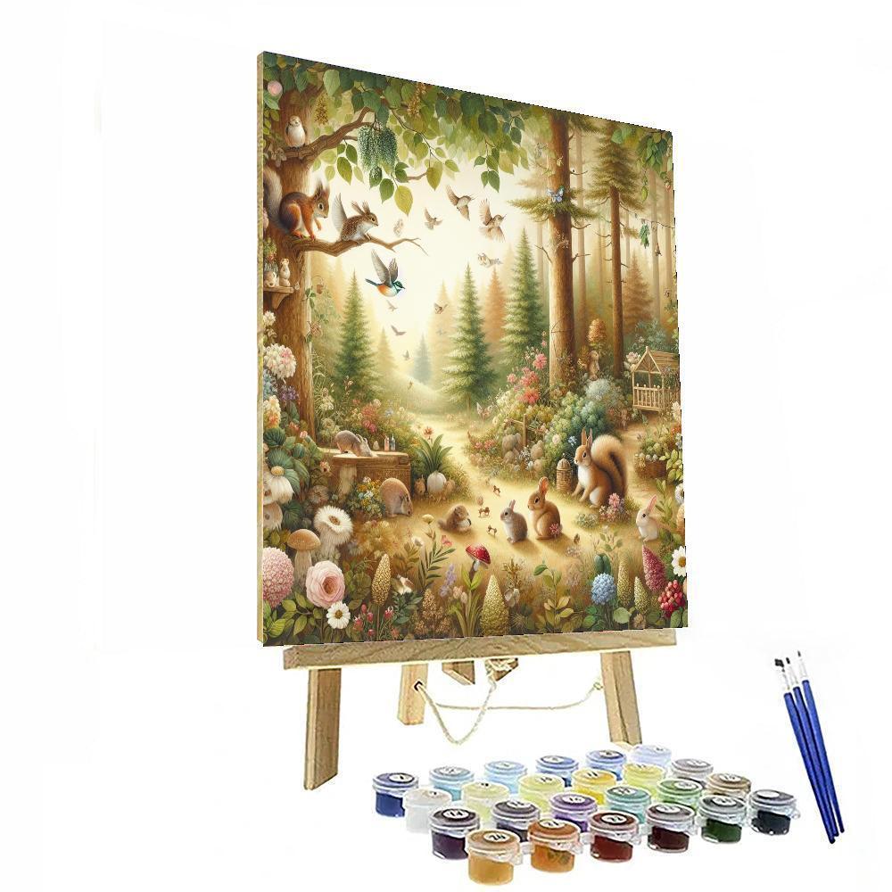 Charming Little Critters Paint By Numbers