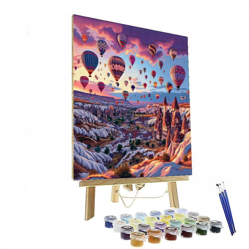 Hot Air Balloon Festival - Cappadocia, Turkey Paint By Numbers Art