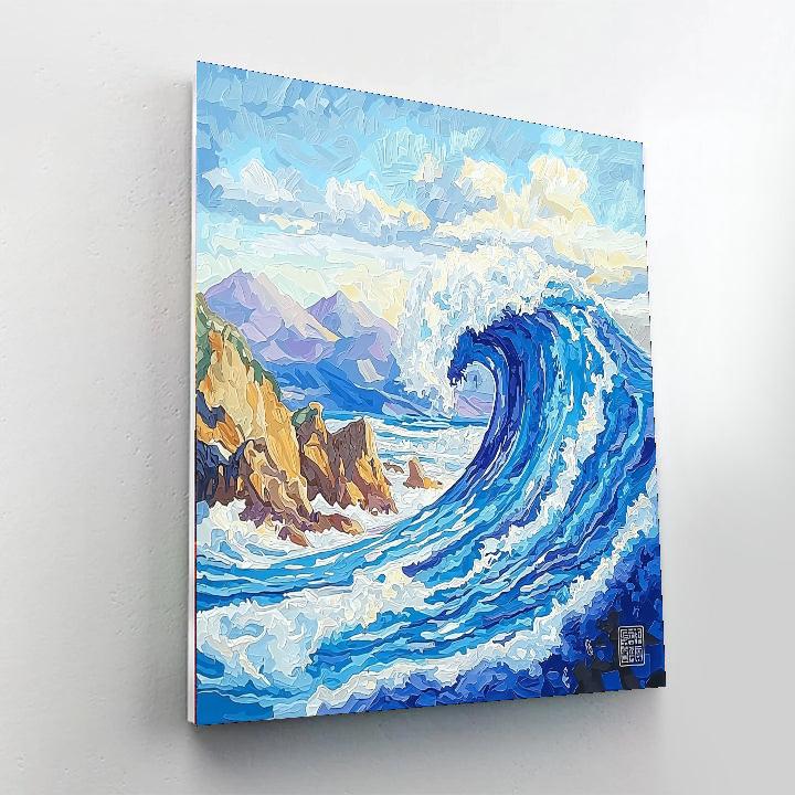Katsushika Hokusai Inspired The Great Wave Adventure  Painting Number Kit