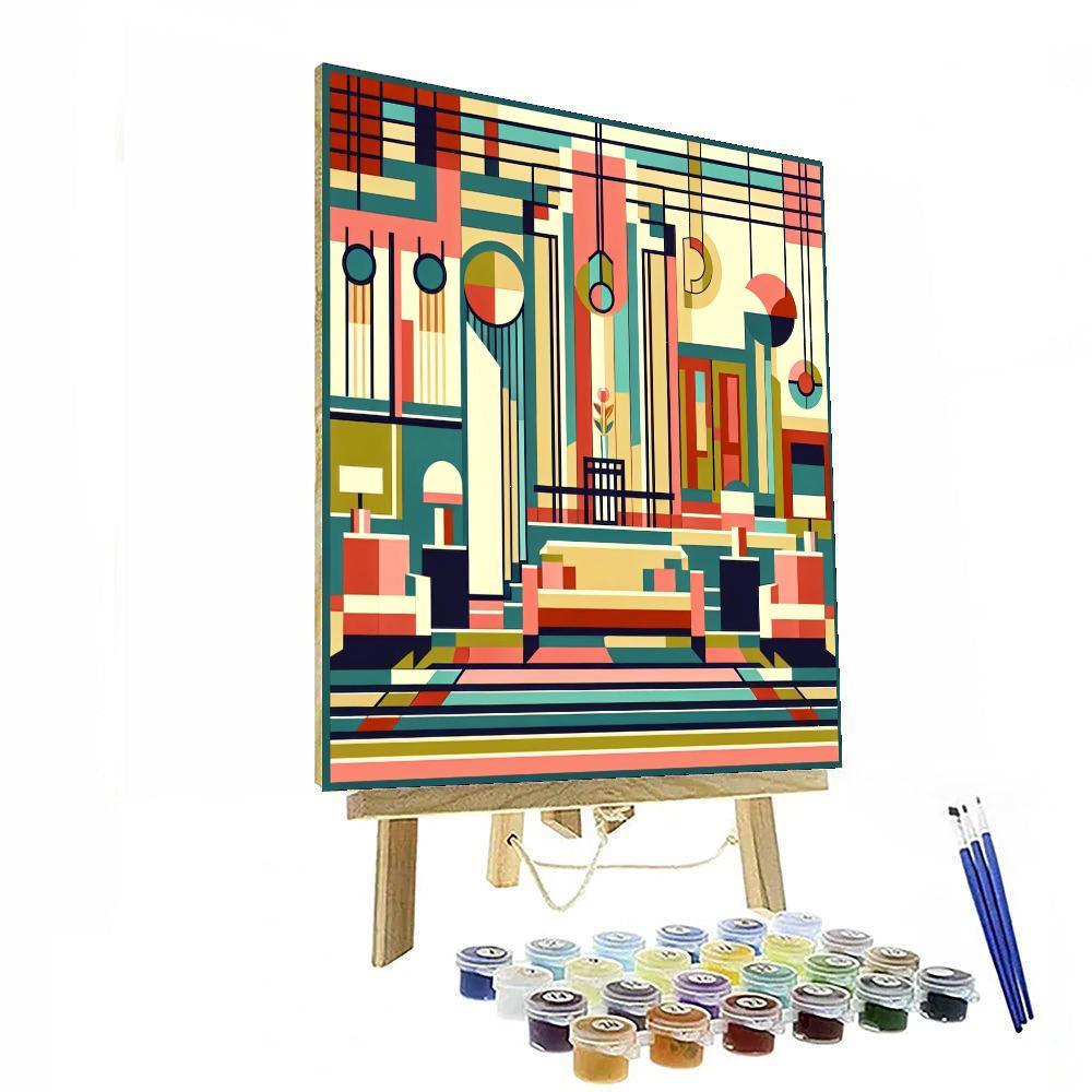 Art Deco Wonderland Painting Number Kit
