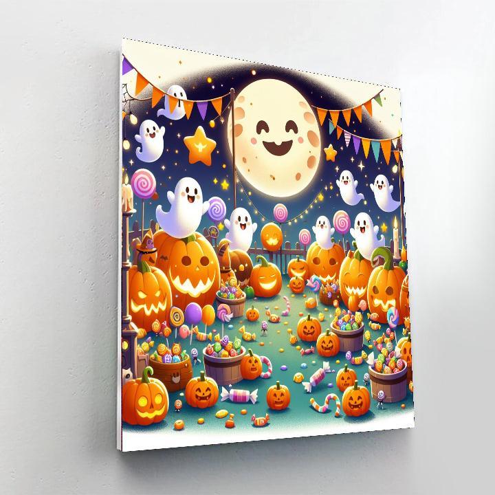 Happy Halloween Numbered Painting Kits