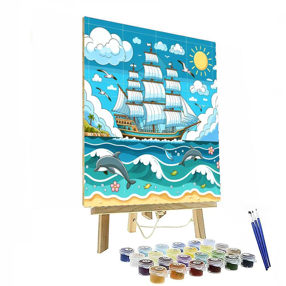 Sailing Adventure Odyssey Painting Number Kit