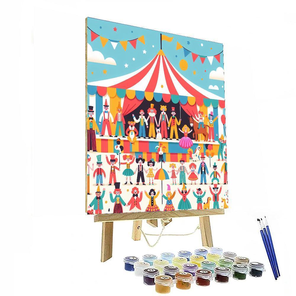 Silly Circus Show Paint By Numbers Kits