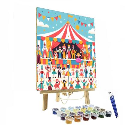 Silly Circus Show Paint By Numbers Kits