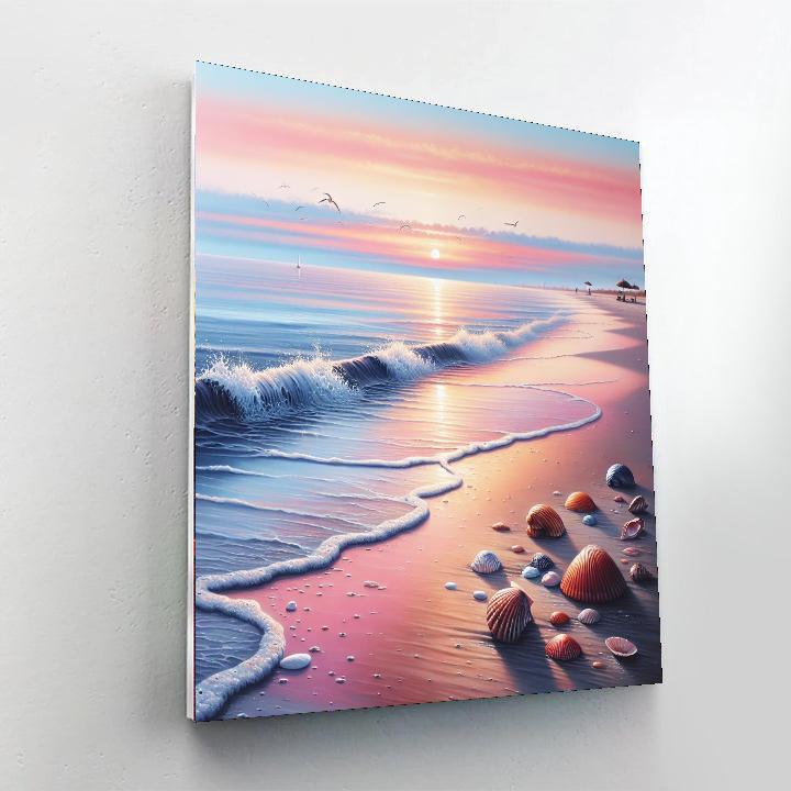 Soothing Beach Walk Paint By Number