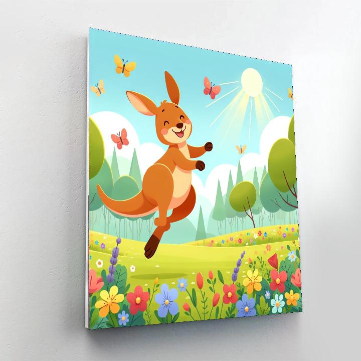 Hopping Kangaroo Numbered Painting Kits