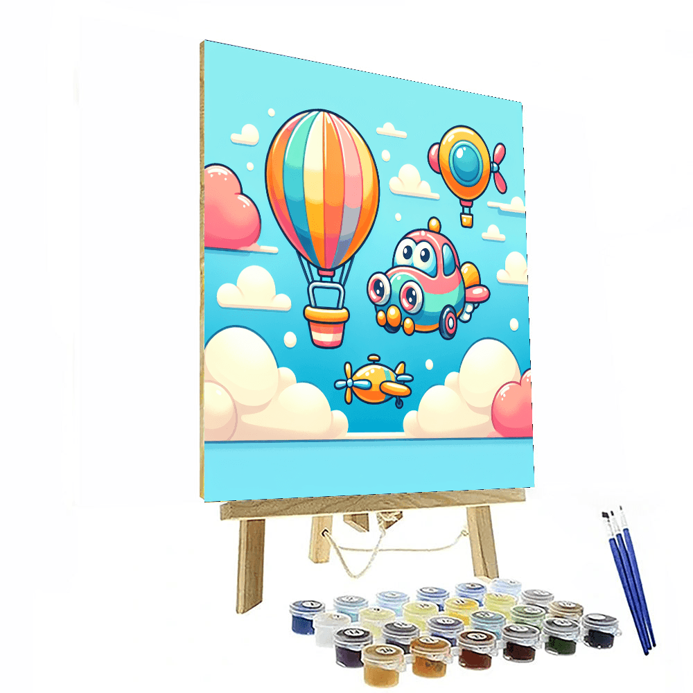 Fantastic Flying Machines Painting Number Kit