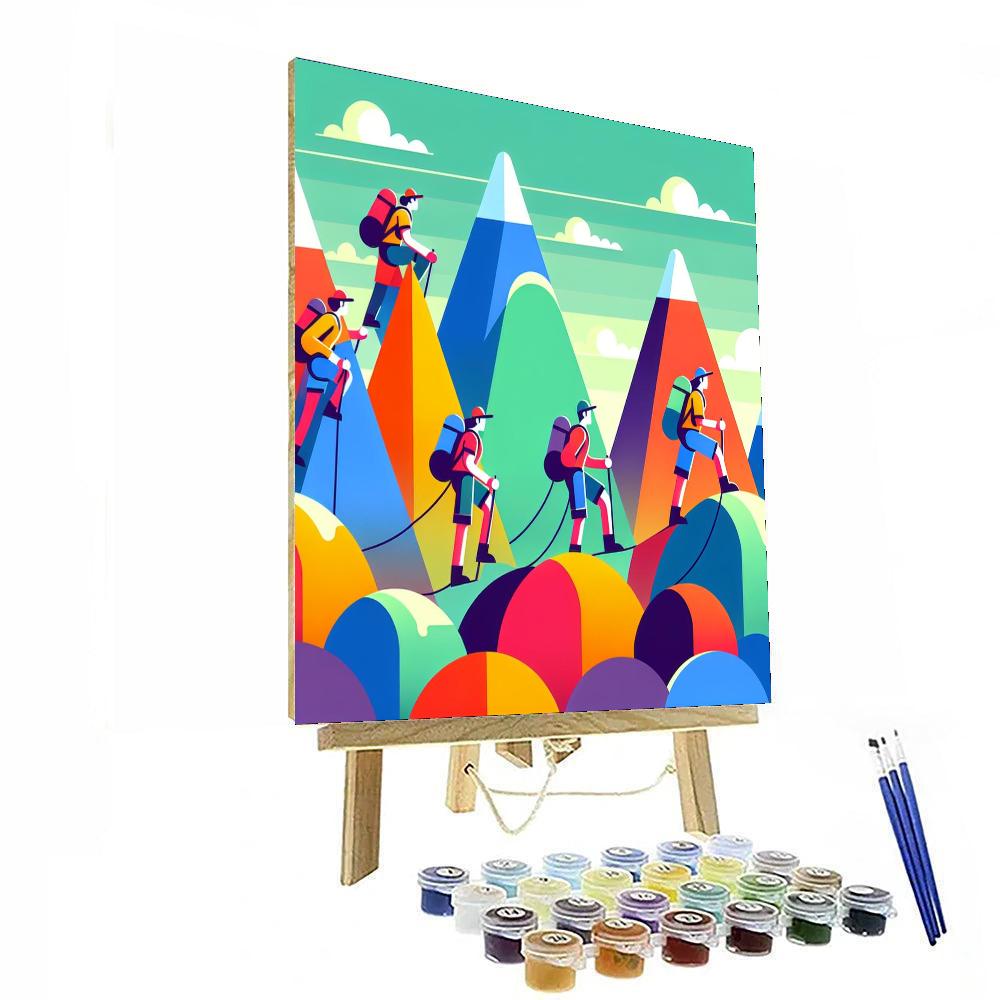 Majestic Mountain Explorers Paint By Numbers