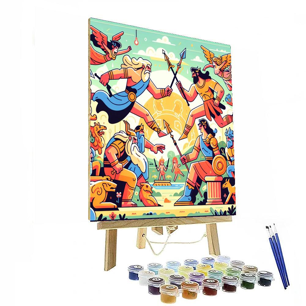 Ancient Mythology Tales Paint By Numbers Art