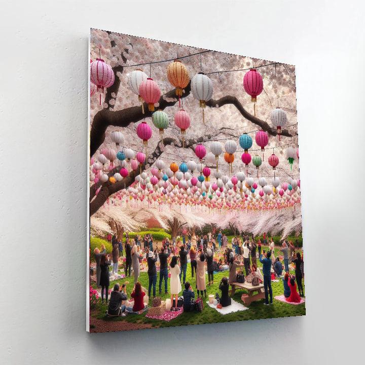 International Cherry Blossom Festival - Japan Paint By Color