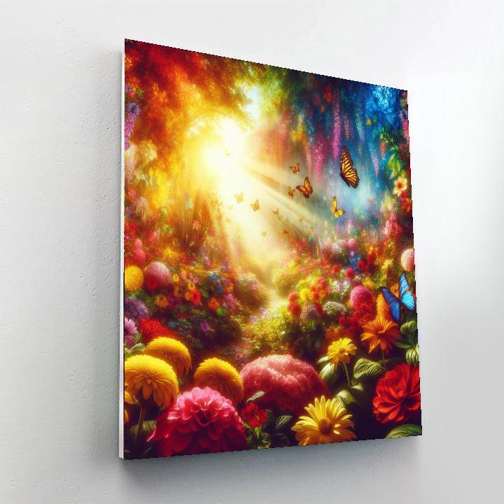 Enchanted Garden Afternoon Paint By Numbers Art