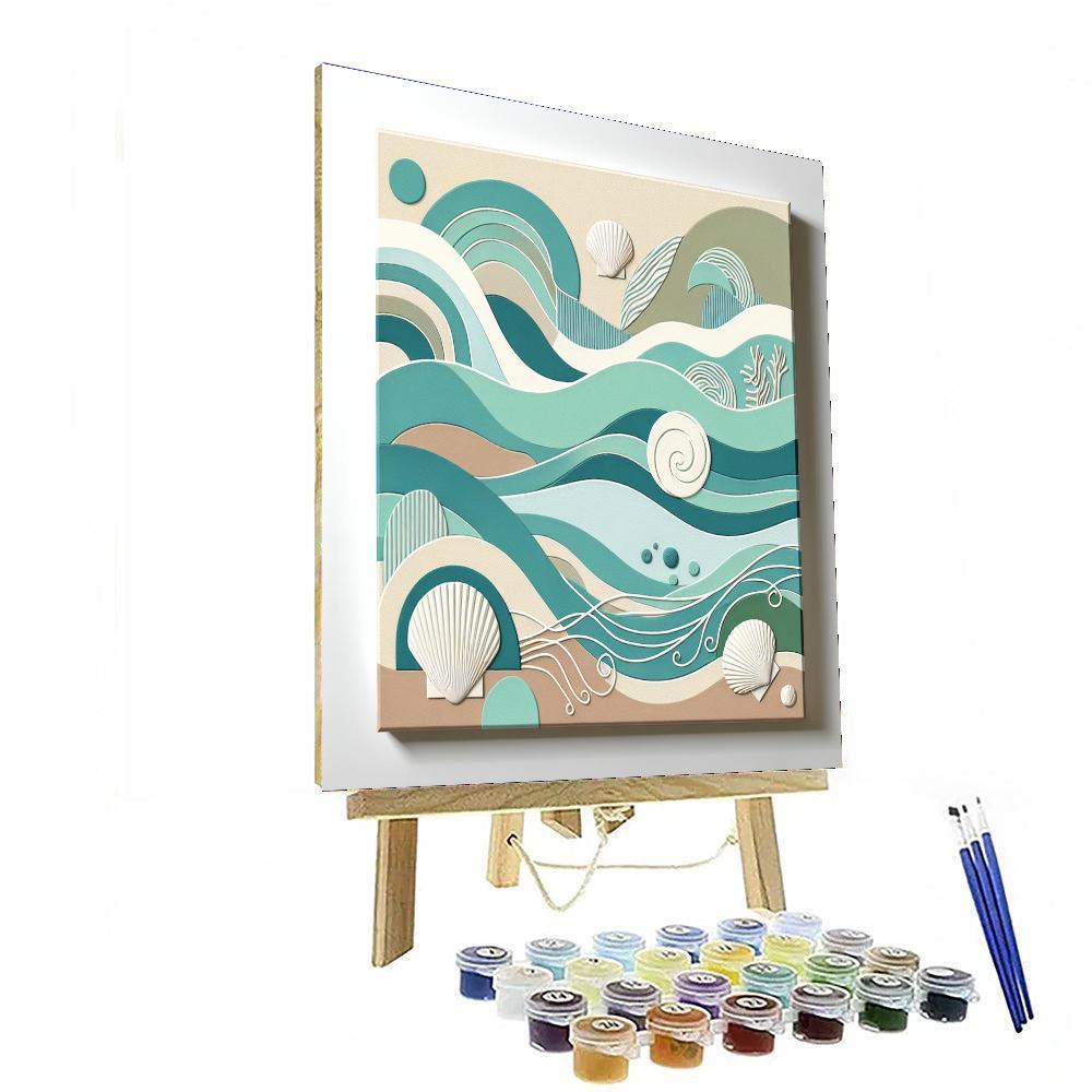 Ocean Bliss Wall Decor Painting Number Kit