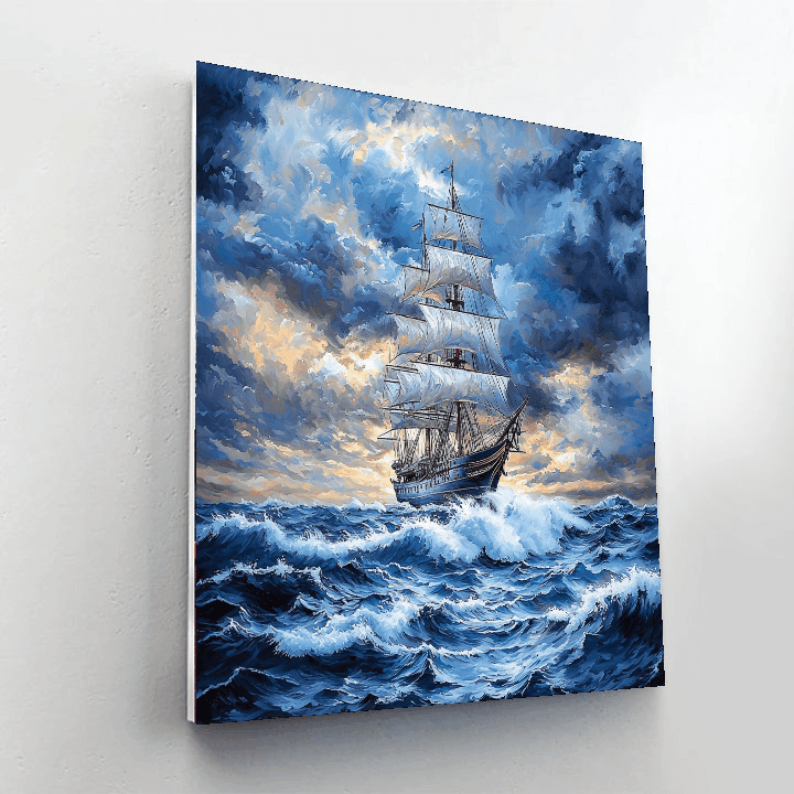 Winslow Homer Inspired Nautical Adventure Scene  Paint By Color