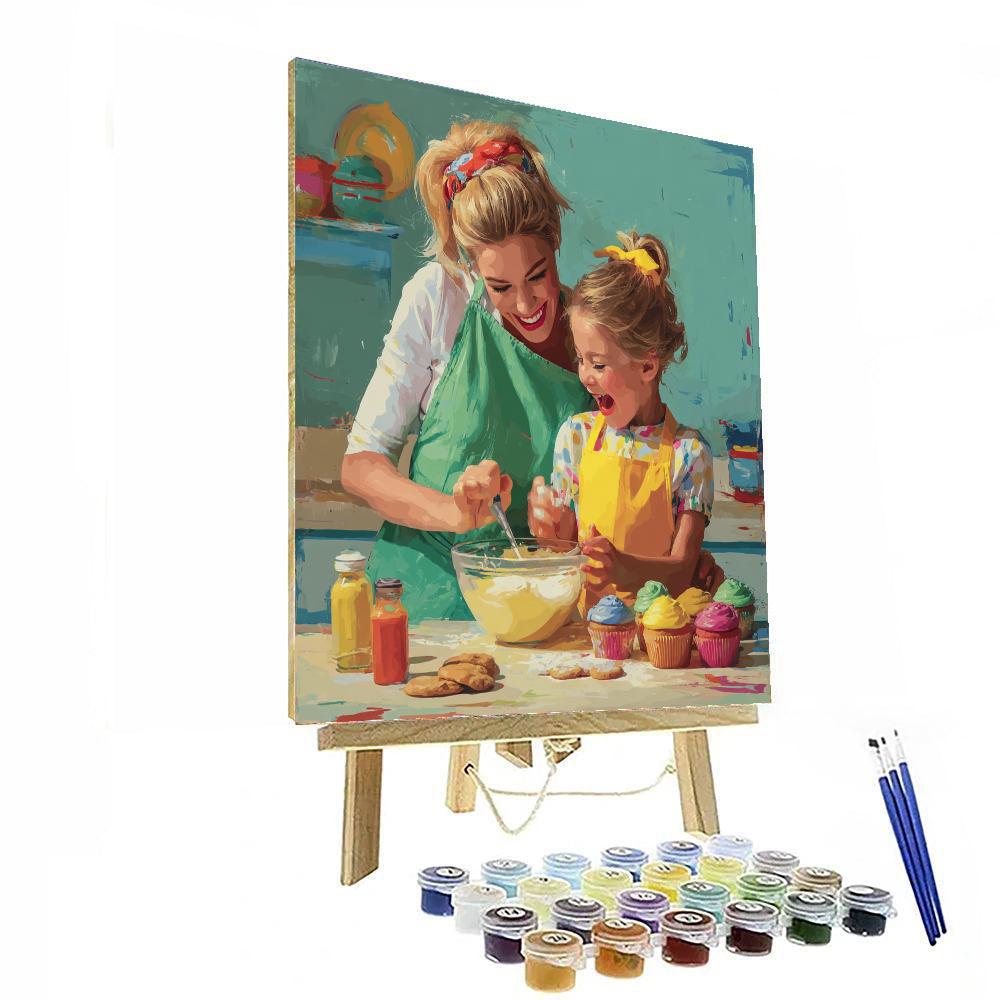 Mommy And Me In The Kitchen Paint By Numbers Kits