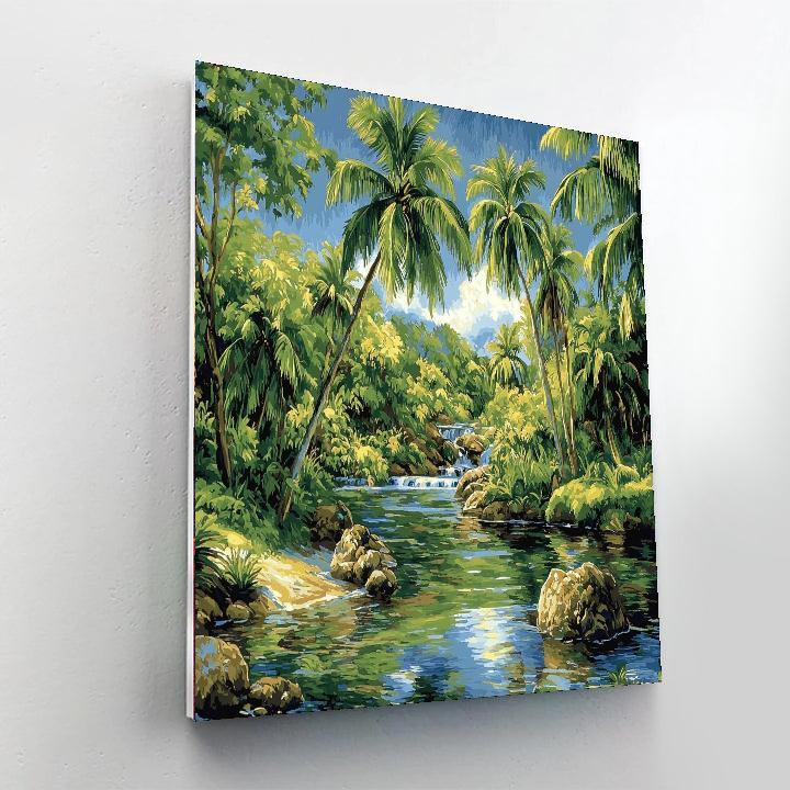 Paul Gauguin Inspired Peaceful Oasis  Painting By Numbers Kit