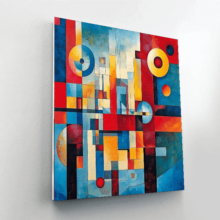 Wassily Kandinsky Inspired Futuristic Visions  Numbered Painting Kits