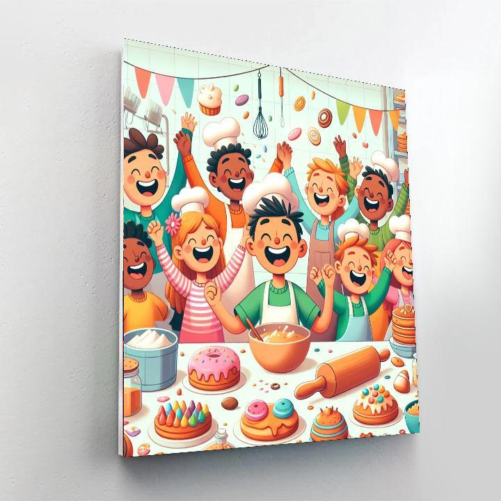 Sweet Bakery Delights DIY Paint By Numbers