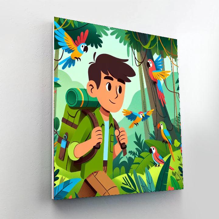Adventure Awaits: Jungle Trek Paint By Color