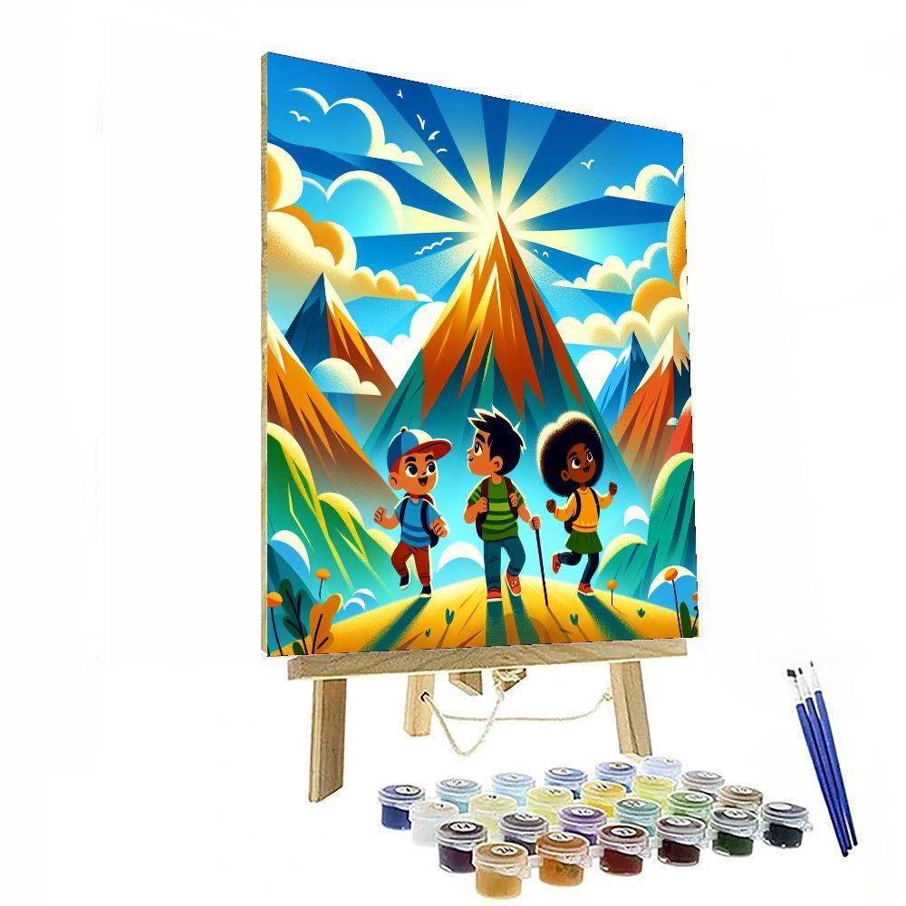 Happy Mountain Adventure Paint By Number