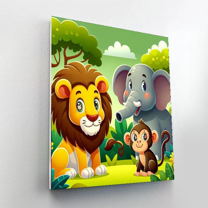 Wonderful Wildlife Wonders Paint By Number