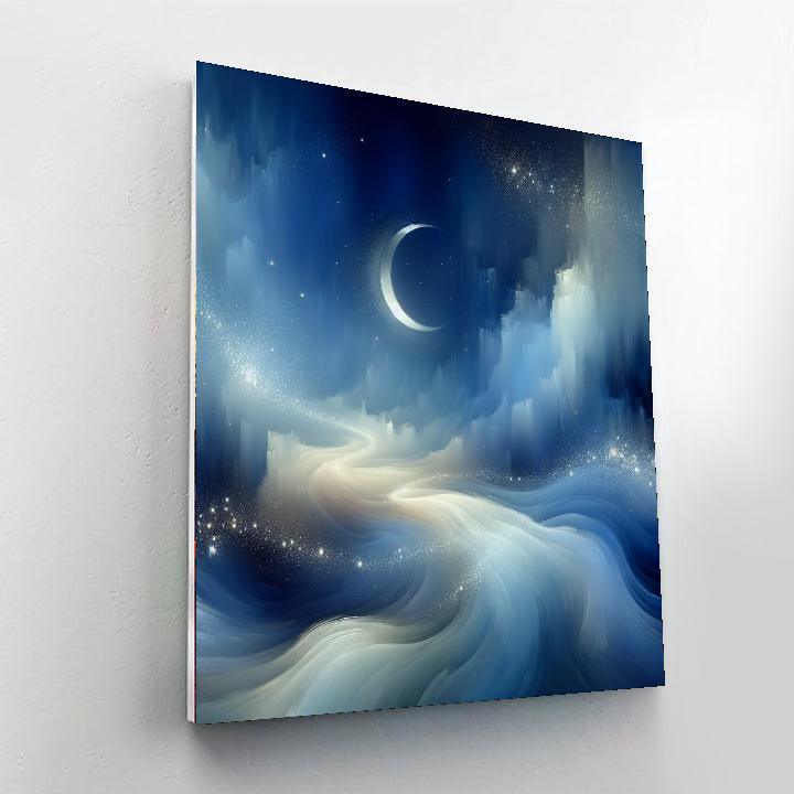 Sapphire Night Vision Number Painting