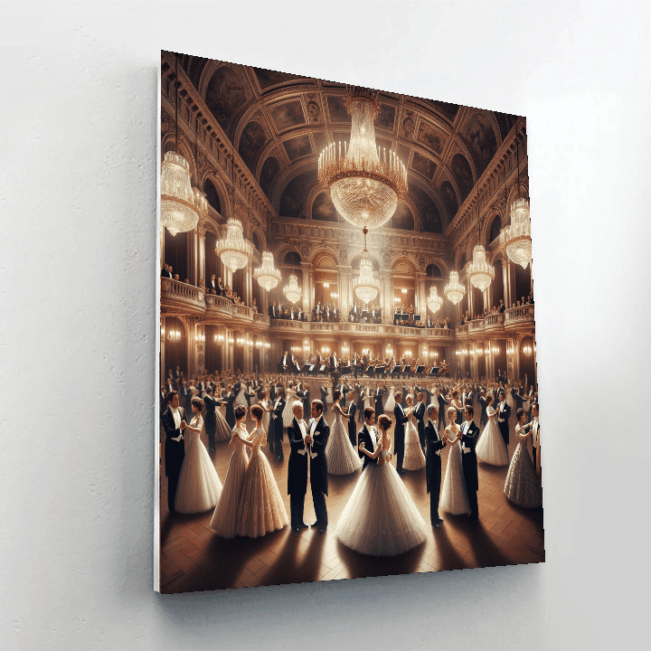 Vienna Opera Ball - Austria Painting Number Kit
