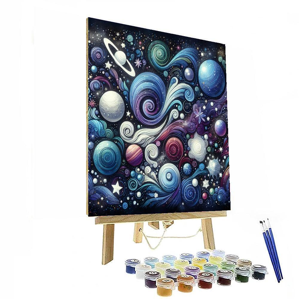 Celestial Cosmic Journey Paint By Numbers Kits