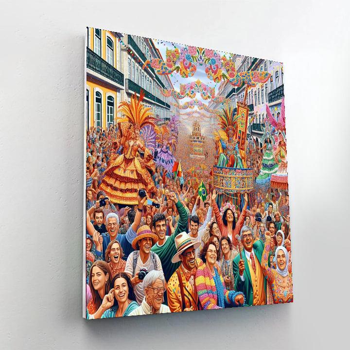 Lisbon Carnival DIY Paint By Numbers