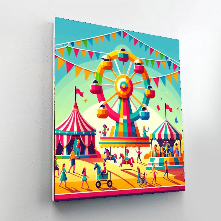 Carnival Of Curiosities Number Painting