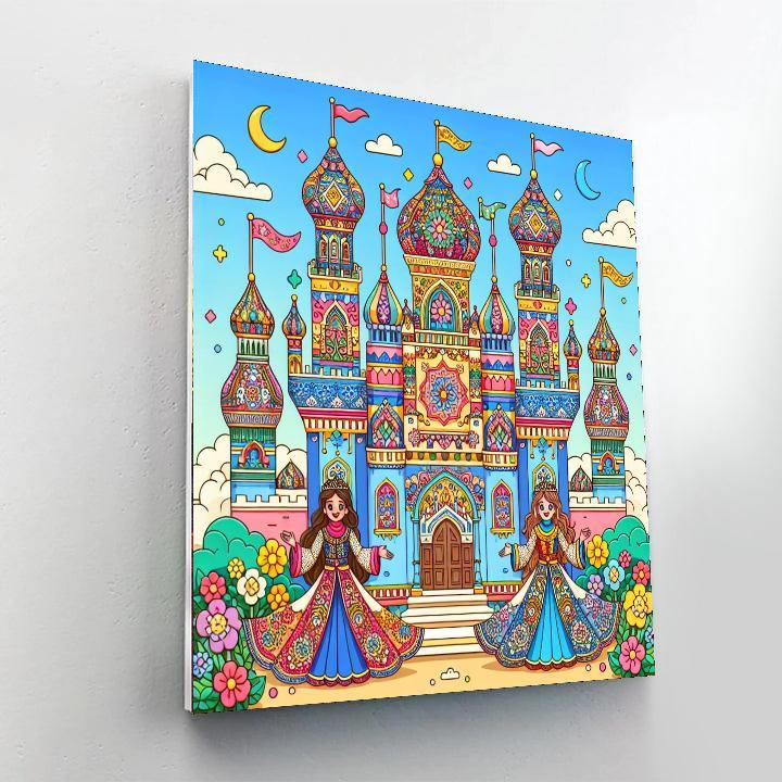 Dreamy Princess Castle Paint By Numbers Kits