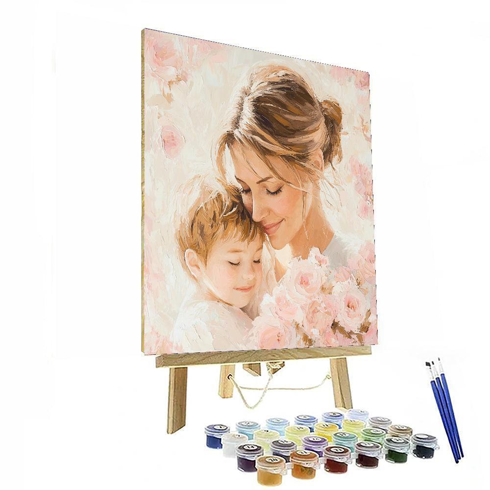 Mom's Heartfelt Hug Painting Number Kit