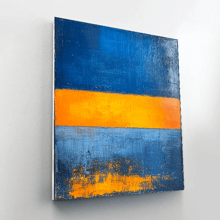 Mark Rothko Inspired Rothko's Color Meditation  Painting By Numbers Kit