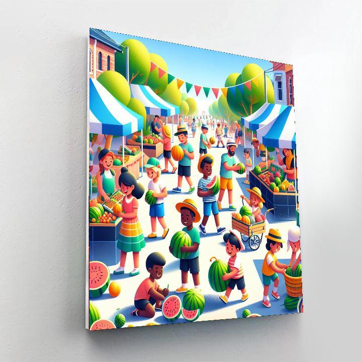 Melon Festival - Australia Paint By Number