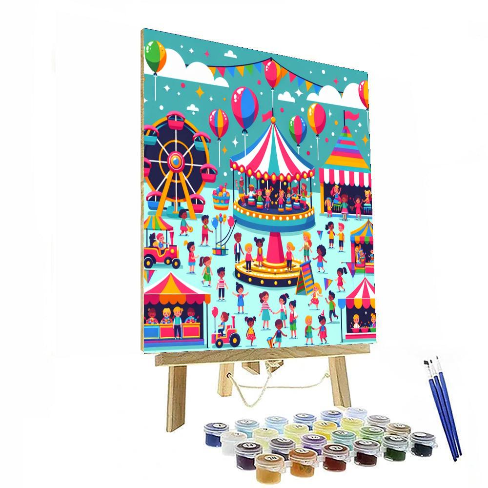 Jolly Carnival Fun Numbered Painting Kits