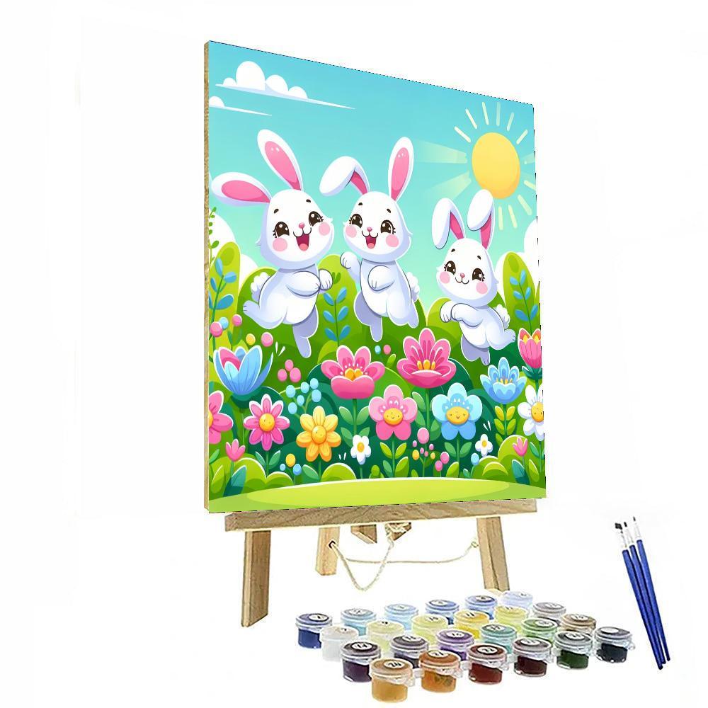Bouncy Bunny Fun Painting By Numbers Kit