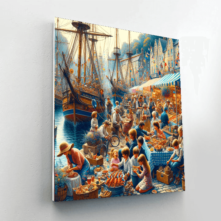 Harbour Day Numbered Painting Kits