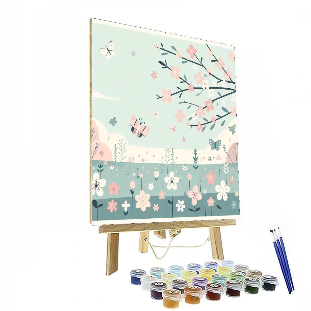 Dreamy Meadow Escape Numbered Painting Kits